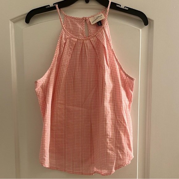 Pink Gingham tank top - Picture 1 of 2